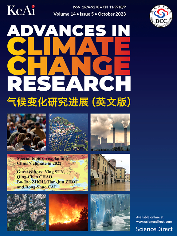 Go to journal home page - Advances in Climate Change Research